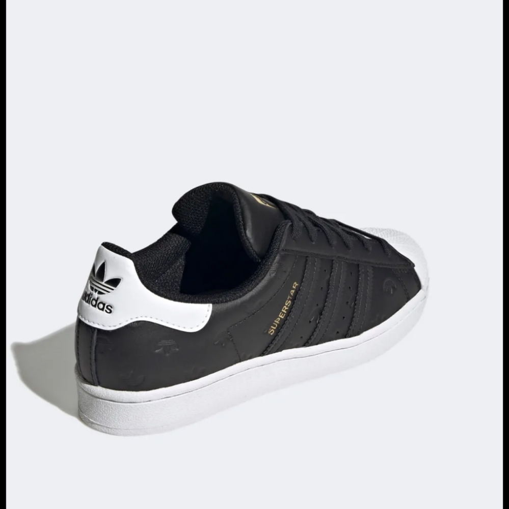 Adidas Originals Superstar sneakers in black - Picture 4 of 6